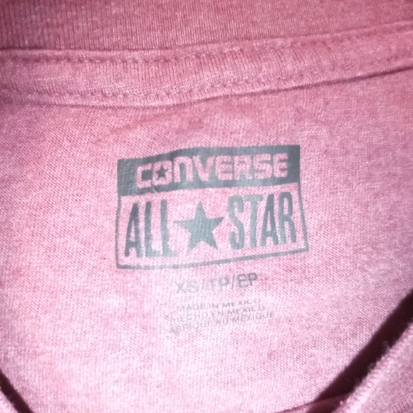 Converse | All Star Chuck Taylor Short Sleeve T-Shirt Adult/Unisex Size XS - Picture 7 of 9